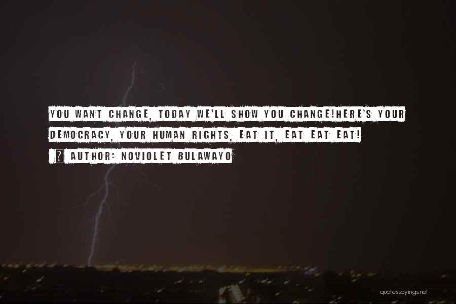 Today Show Quotes By NoViolet Bulawayo