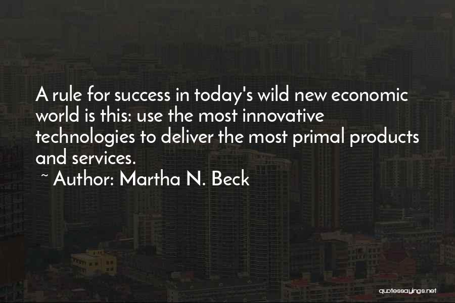 Today Success Quotes By Martha N. Beck