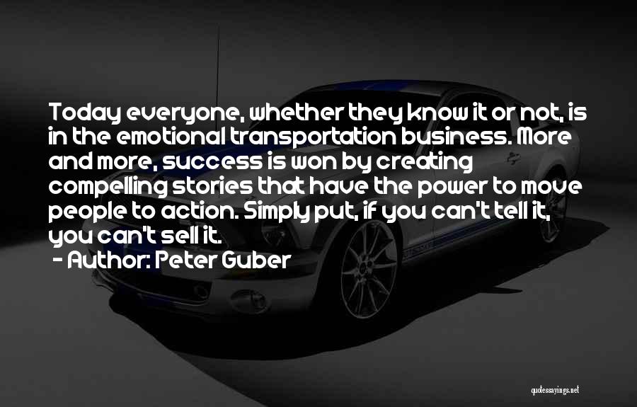Today Success Quotes By Peter Guber
