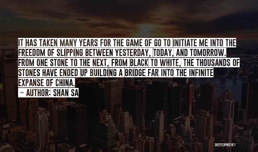 Today Tomorrow And Yesterday Quotes By Shan Sa