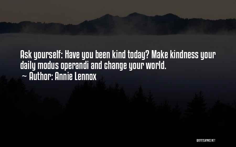 Today's Daily Quotes By Annie Lennox