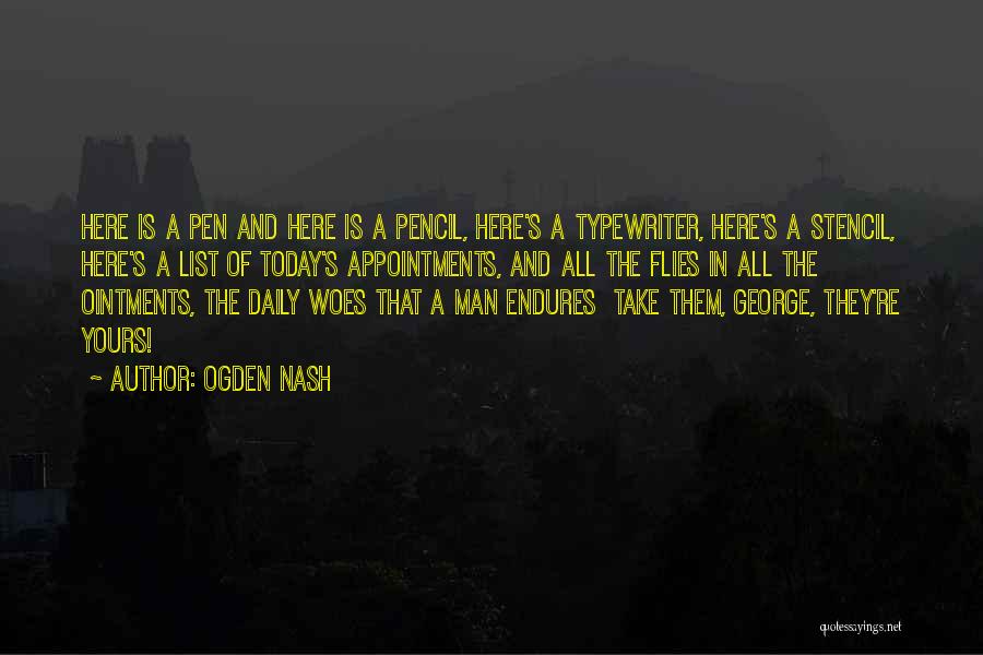 Today's Daily Quotes By Ogden Nash