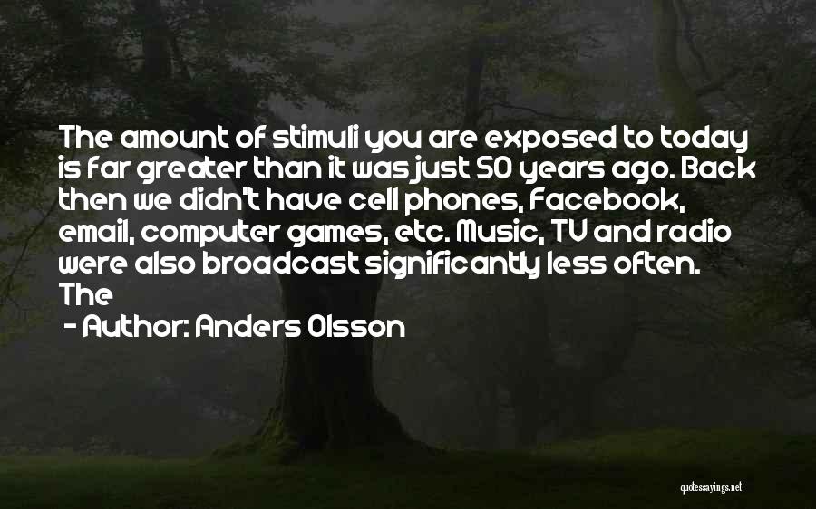 Today's Facebook Quotes By Anders Olsson