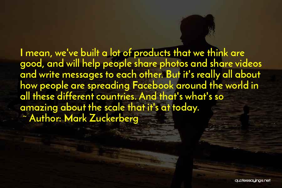 Today's Facebook Quotes By Mark Zuckerberg