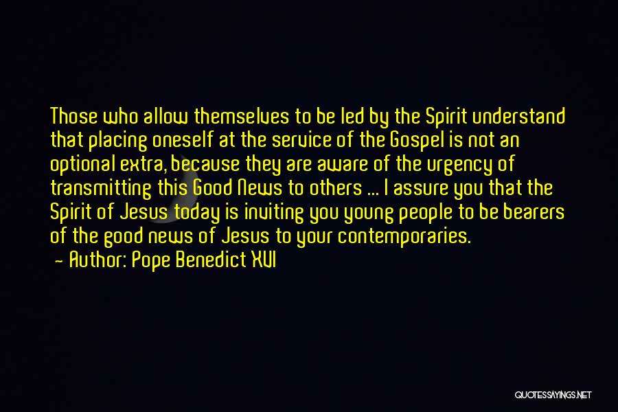 Today's Gospel Quotes By Pope Benedict XVI