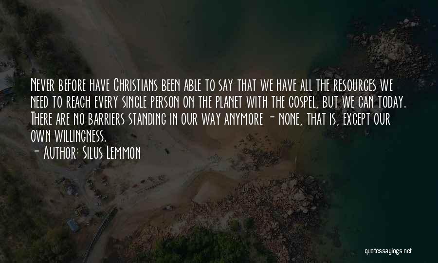 Today's Gospel Quotes By Silus Lemmon