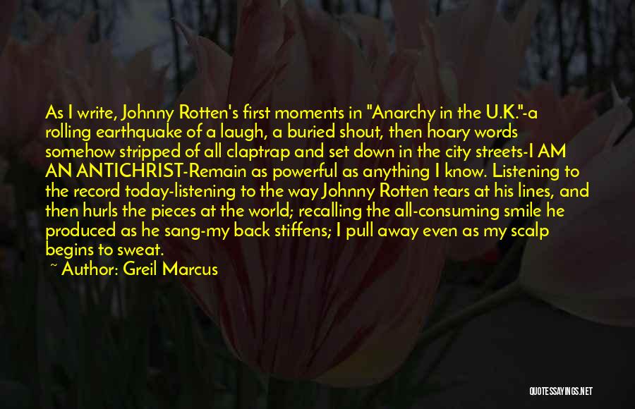 Today's World Quotes By Greil Marcus