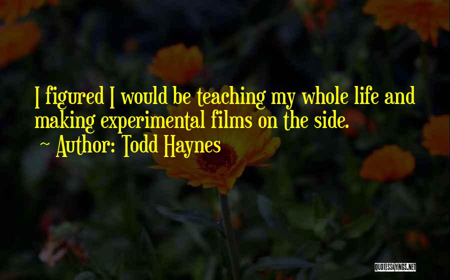 Todd Haynes Quotes 799838