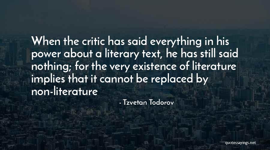 Todorov Quotes By Tzvetan Todorov