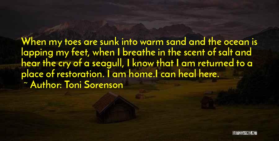 Toes In Sand Quotes By Toni Sorenson