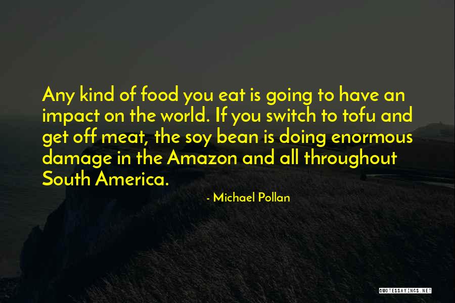 Tofu Quotes By Michael Pollan