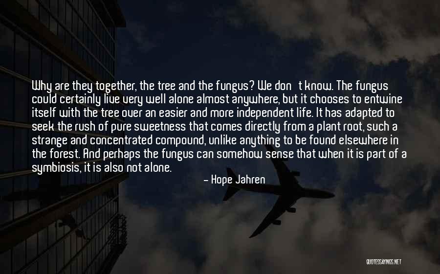 Together But Alone Quotes By Hope Jahren