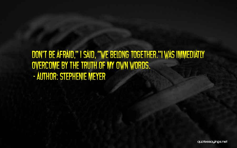 Together We Can Overcome Quotes By Stephenie Meyer