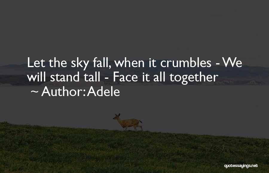 Together We Stand Together We Fall Quotes By Adele