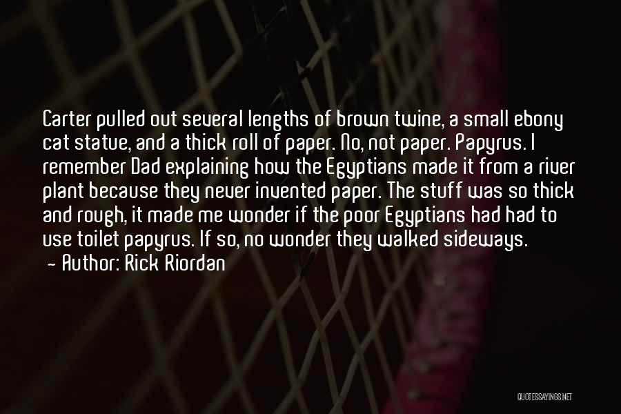 Toilet Paper Quotes By Rick Riordan