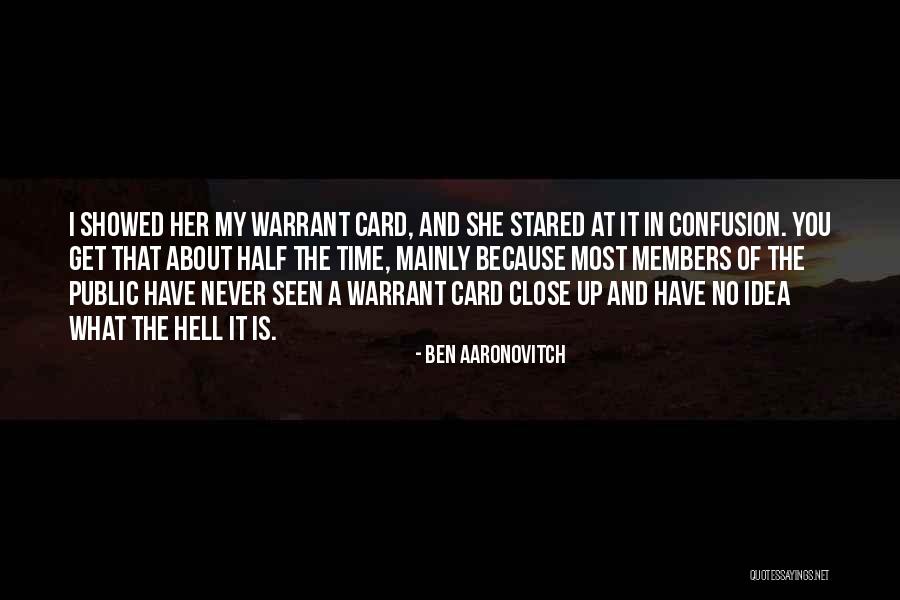 Toki Underground Quotes By Ben Aaronovitch Toki Underground Quotes By Ben Aaronovitch
