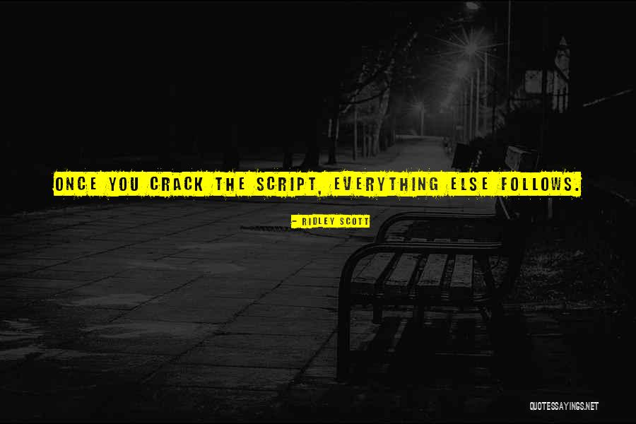 Tokko Kureha Quotes By Ridley Scott Tokko Kureha Quotes By Ridley Scott