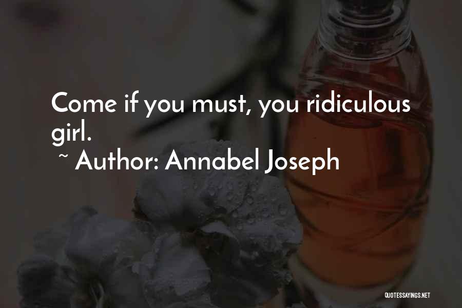 Tolerable Misstatement Quotes By Annabel Joseph