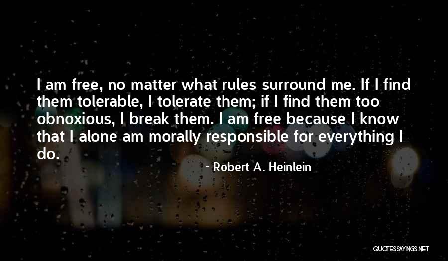 Tolerable Quotes By Robert A. Heinlein