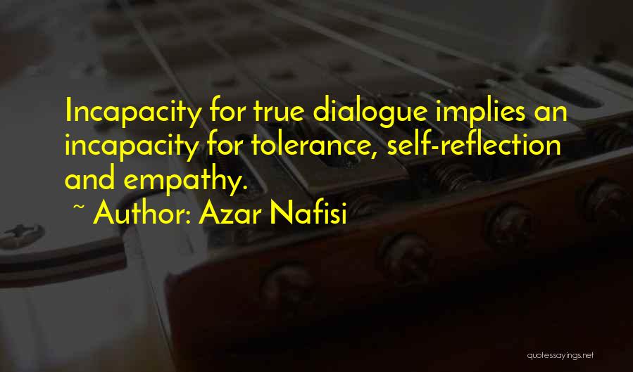 Tolerance And Empathy Quotes By Azar Nafisi
