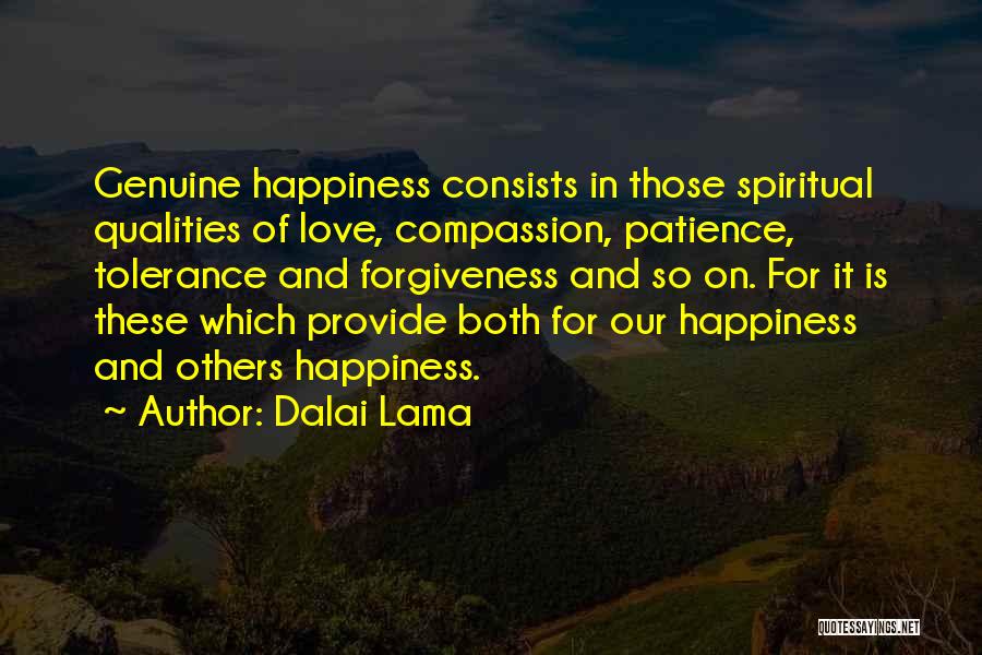 Tolerance And Love Quotes By Dalai Lama