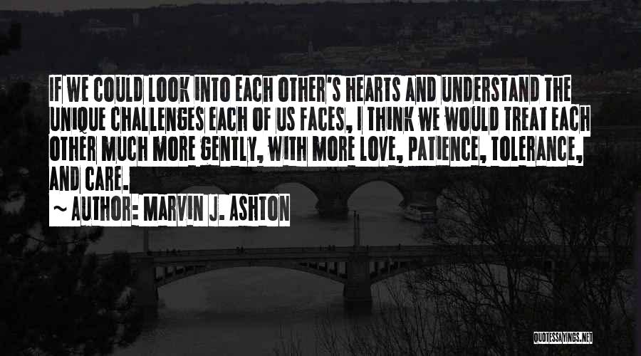 Tolerance And Love Quotes By Marvin J. Ashton