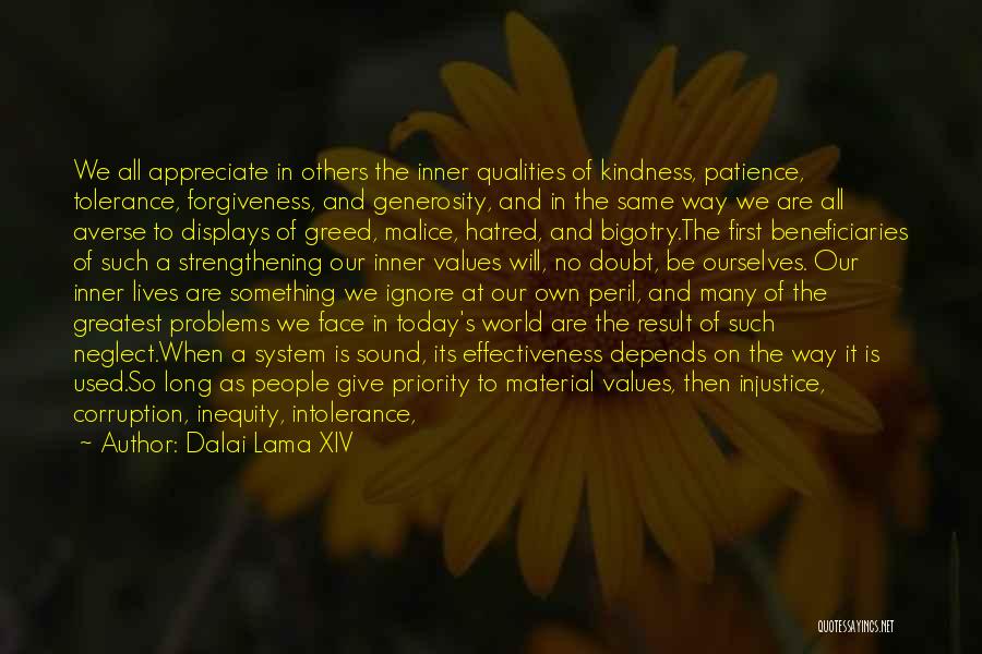 Tolerance Intolerance Quotes By Dalai Lama XIV