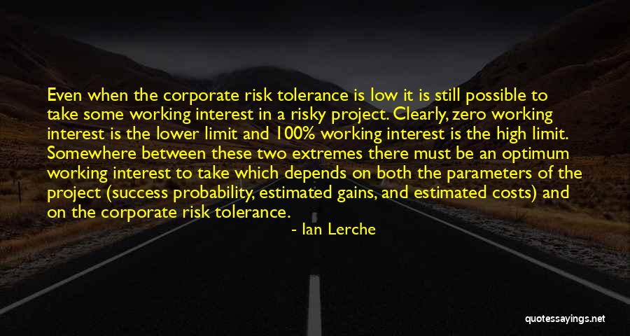 Tolerance Limit Quotes By Ian Lerche