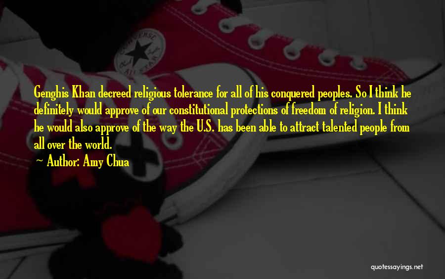 Tolerance Of Religion Quotes By Amy Chua