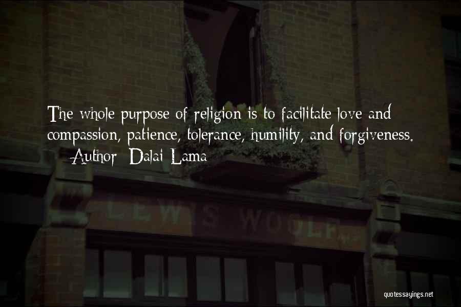 Tolerance Of Religion Quotes By Dalai Lama