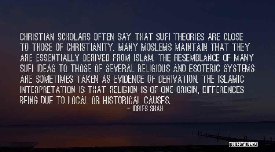 Tolerance Of Religion Quotes By Idries Shah