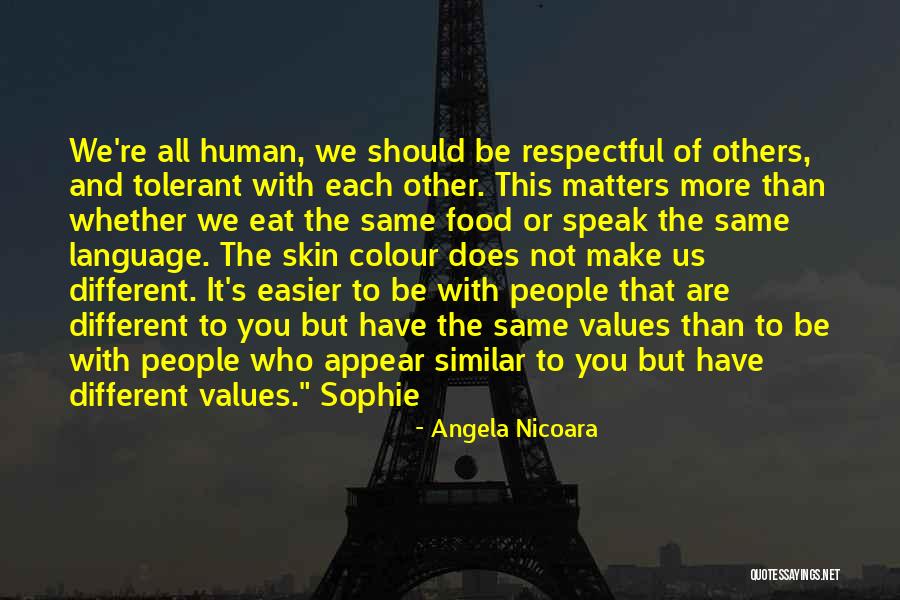 Tolerant Love Quotes By Angela Nicoara