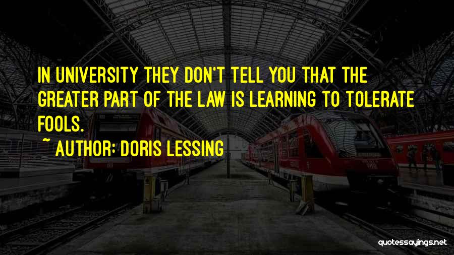 Tolerate Quotes By Doris Lessing