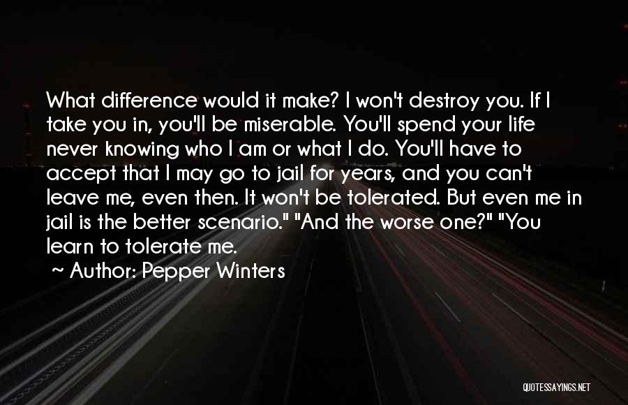 Tolerate Quotes By Pepper Winters