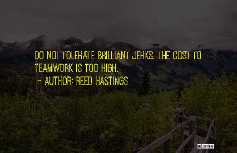 Tolerate Quotes By Reed Hastings