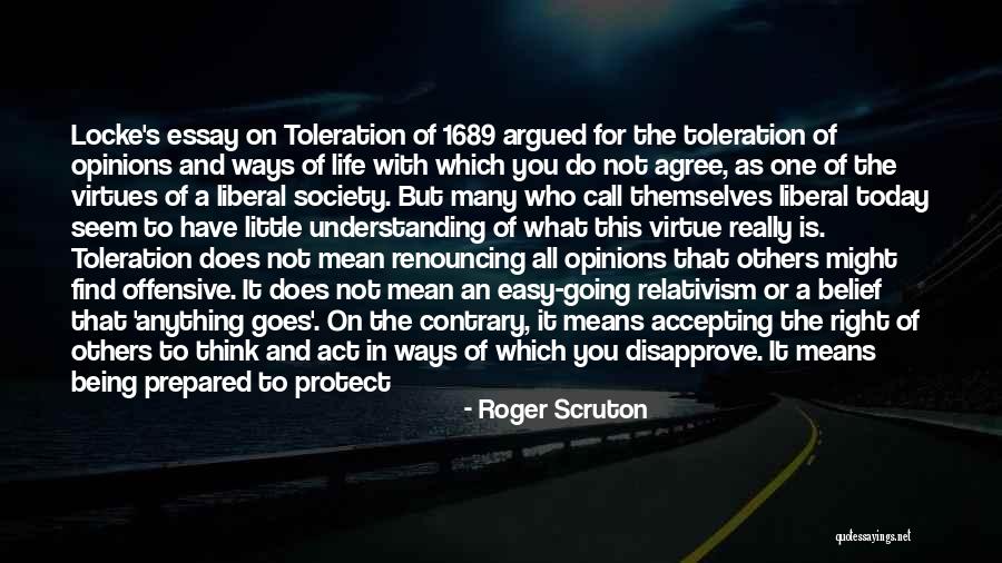 Toleration Quotes By Roger Scruton Toleration Quotes By Roger Scruton