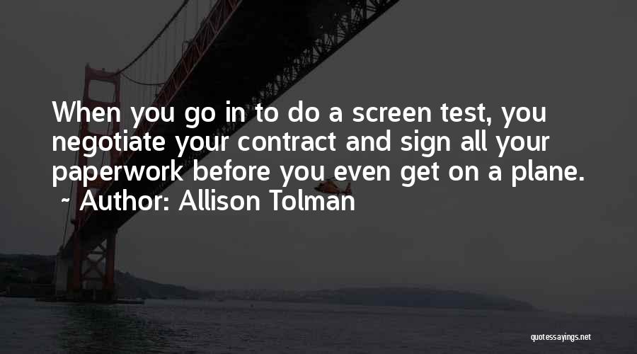 Tolman Quotes By Allison Tolman