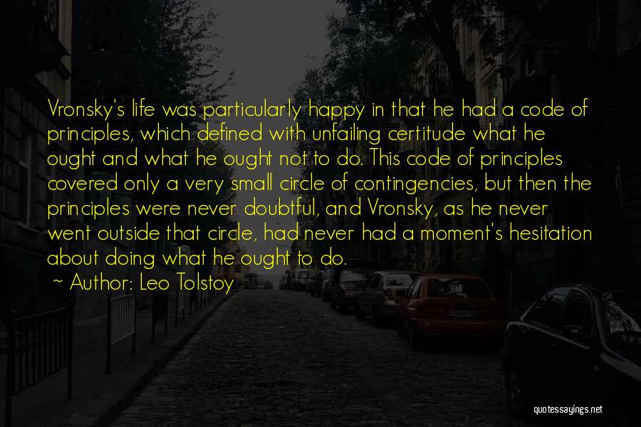 Tolstoy's Quotes By Leo Tolstoy