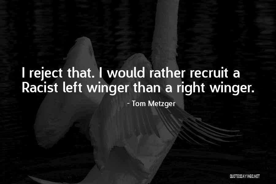 Tom Metzger Quotes 434965