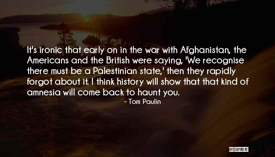 Tom Paulin Quotes 1277574 Tom Paulin Quotes 1277574