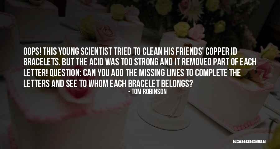 Tom Robinson Quotes 1419964 Tom Robinson Quotes 1419964
