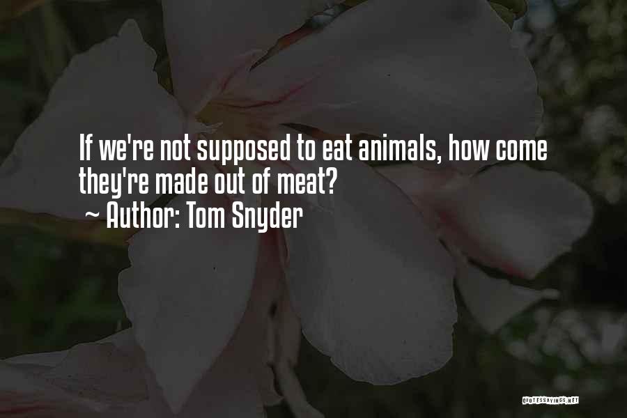 Tom Snyder Quotes 1517751