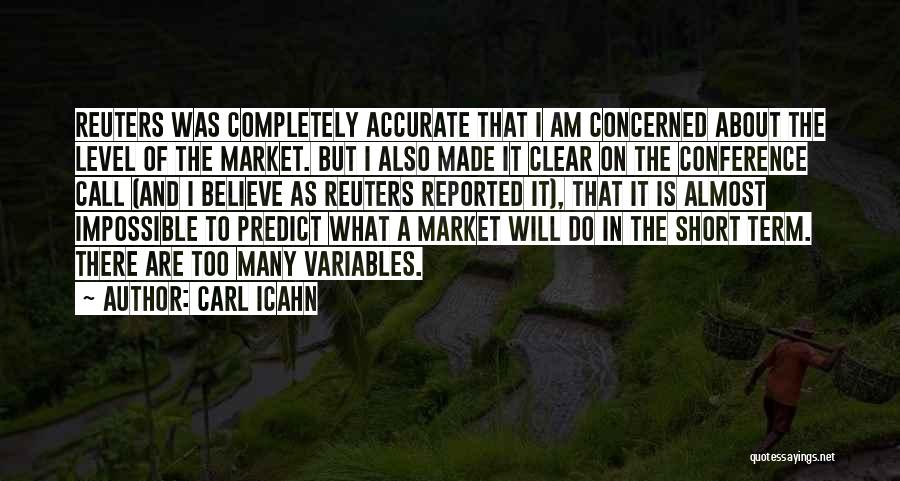 Tom Succession Quotes By Carl Icahn