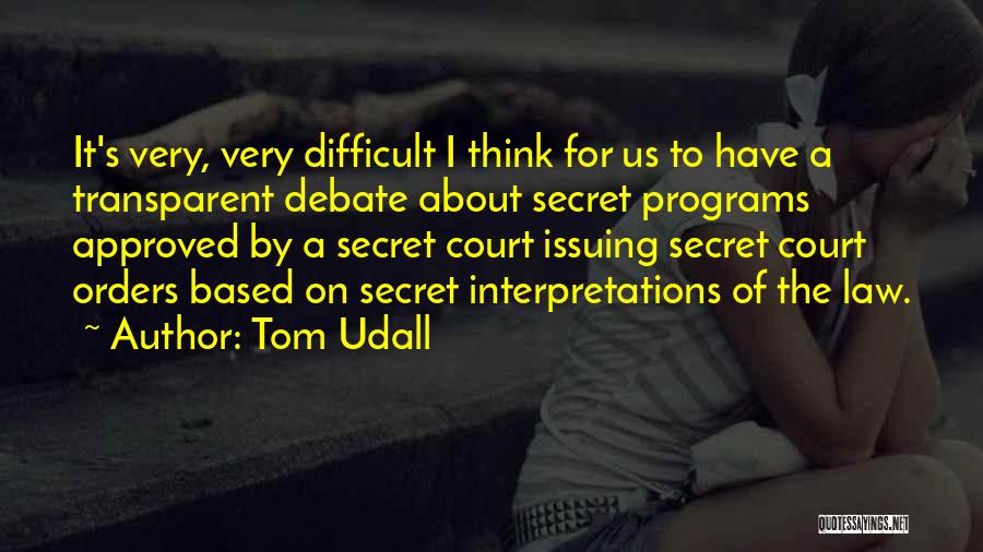 Tom Udall Quotes 753631