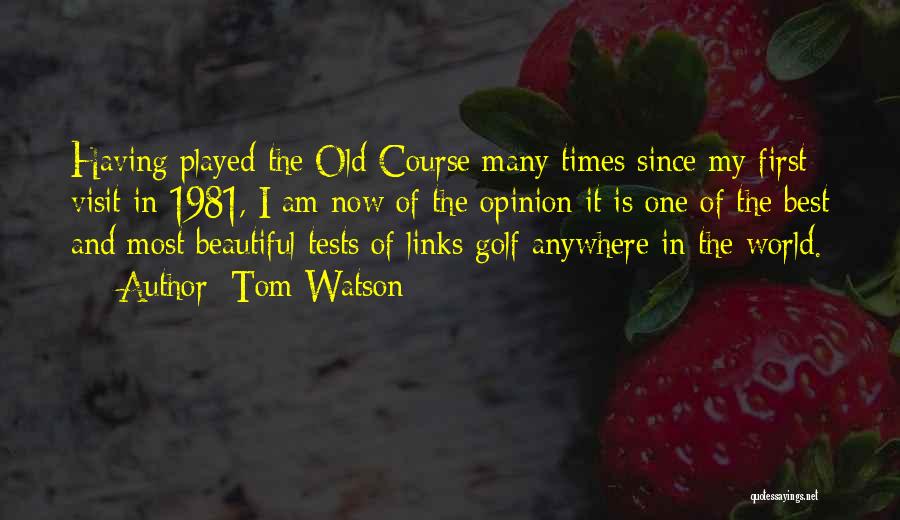 Tom Watson Quotes 126014