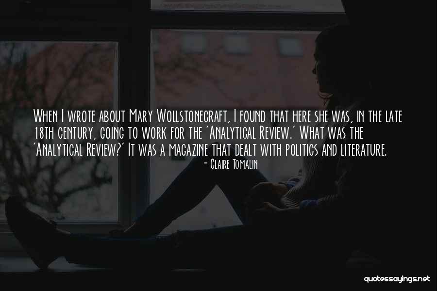 Tomalin Quotes By Claire Tomalin Tomalin Quotes By Claire Tomalin