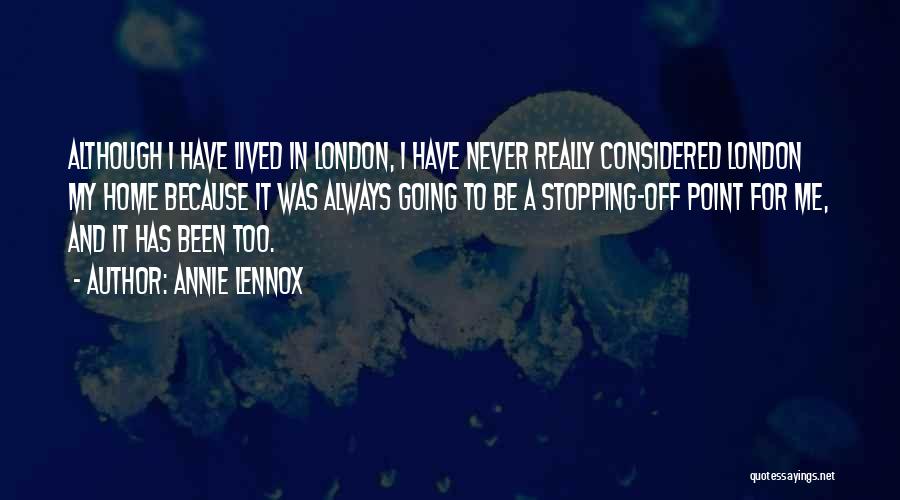 Tomaszek Nationality Quotes By Annie Lennox