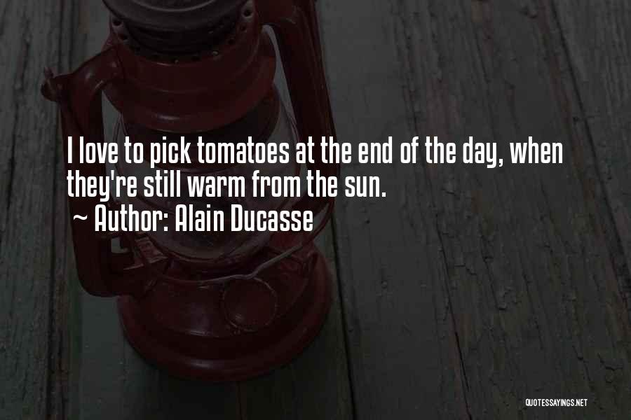 Tomatoes Quotes By Alain Ducasse