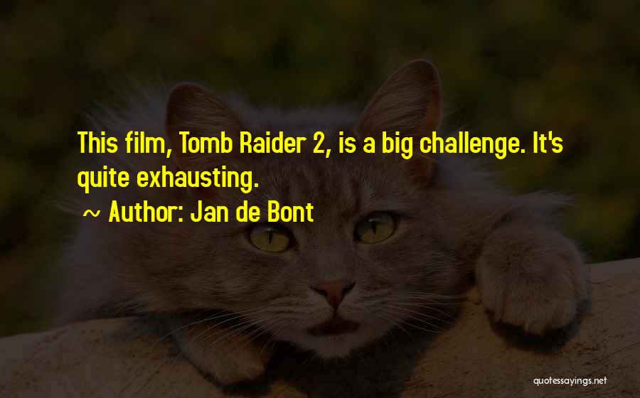 Tomb Raider Quotes By Jan De Bont