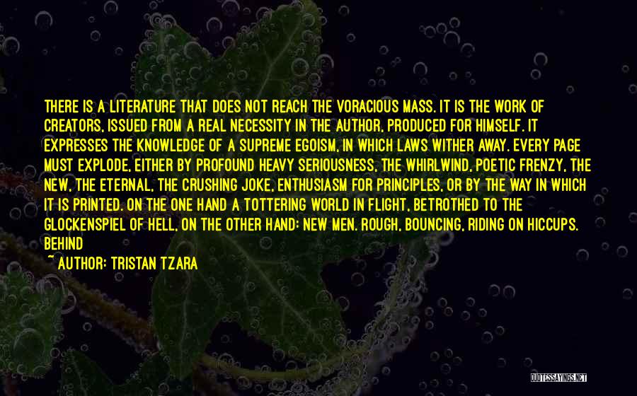 Tombed Mass Quotes By Tristan Tzara